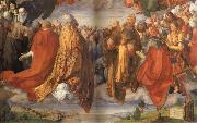 Albrecht Durer The Adoration of the Holy Trinity painting